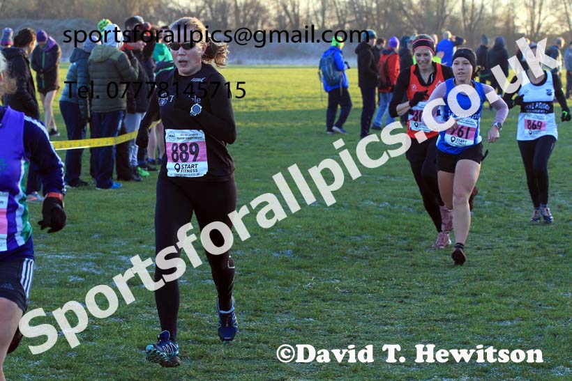 Senior womens 2022 North Eastern Cross Country Champs., Temple Park, South Shields.  Photo: David T. Hewitson/Sports for All Pics